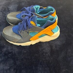 Nike Kids' Gray and Orange Sneakers